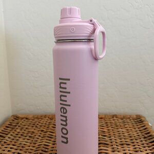 Pink Lululemon Water bottle